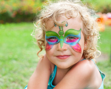 Kids Okaloosa County, Walton County and Bay County: Face Painters and Tattoos  - Fun 4 Emerald Coast Kids