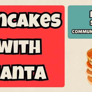 Community Church of SRB Pancakes with Santa