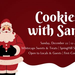 SpringHill Suites by Marriott Navarre Beach Cookies with Santa at Whitecaps