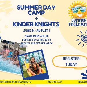 Rocky Bayou Christian School Kinder Knights Summer Camp