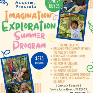 South Walton Academy Imagination Exploration Summer Program