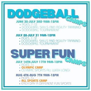 Boom Boom Room SRB Dodgeball and Olympics Camps