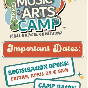 First Baptist Crestview Summer Music and Arts Camp