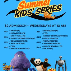 Marianna Cinemas Summer Kids Series