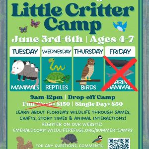 Emerald Coast Wildlife Refuge Little Critter Camp