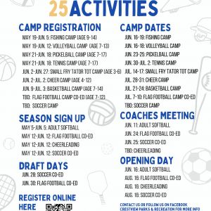 Crestview Parks and Recreation Summer Sports Camps
