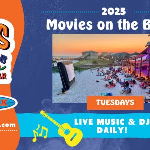 Al's Beach Club Okaloosa Island Movies on the Beach