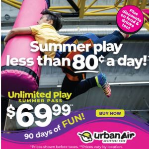 Urban Air Destin Unlimited Play Summer Pass