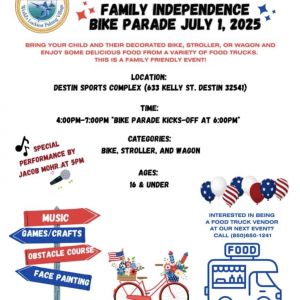 City of Destin Family Independence Day Celebration and Bike parade