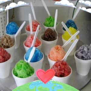 Rainbow Snow Cones