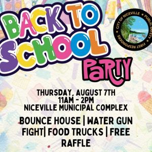 City of Niceville First Responder Back to School Party
