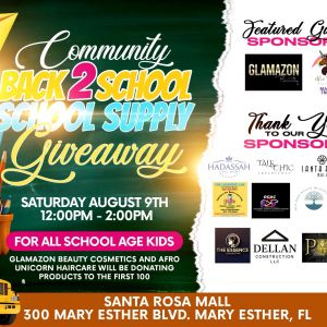 Santa Rosa Mall Community Back 2 School Supply Giveaway