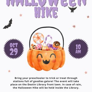 Destin Library Halloween Hike