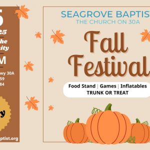 Seagrove Baptist Church Fall Festival