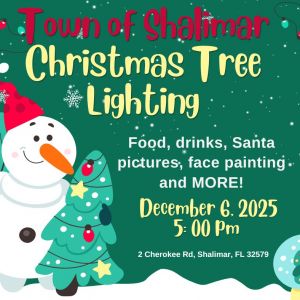 Town of Shalimar Annual Christmas Tree Lighting Ceremony