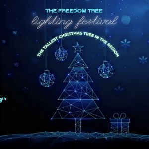 Freedom Tech Center FWB Tree Lighting Festival