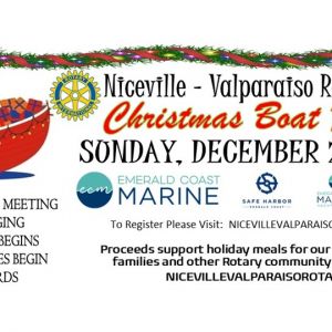 Niceville-Valparaiso Rotary Club Christmas Boat Parade