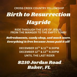 Baker Birth to Resurrection Hayride