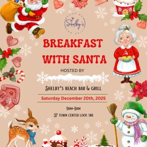 Shelby's Beach Bar & Grill SRB Breakfast with Santa