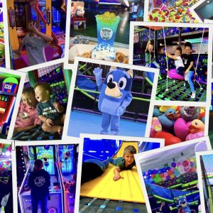 Fort SK8 Noon Year's Eve Balloon Bash with Bluey and Bingo