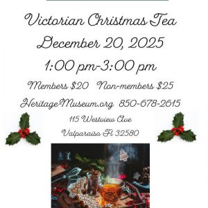 Heritage Museum Valparaiso Victorian Christmas Tea