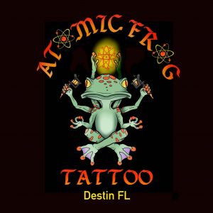 Atomic Frog Tattoo