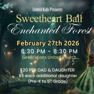Generations United Church Niceville Daddy Daughter Sweetheart Ball