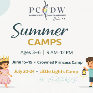 Paradise City Dance SRB Summer Dance Camp for Ages 3-6