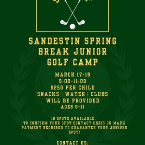 Sandestin Spring Break Junior Golf Camp