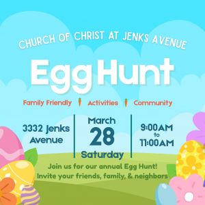 Church of Christ at Jenks Avenue Easter Egg Hunt