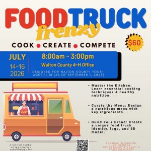 Walton County 4-H Food Truck Frenzy Camp