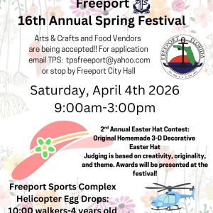 City of Freeport Spring Festival and Helicopter Egg Drop