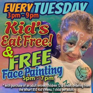 Wharf 850 Niceville Kid's Eat Free Tuesday Nights