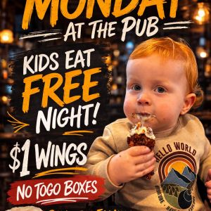 St. Andy's Sports Pub Panama City Kids Eat Free Mondays