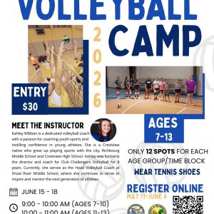 Crestview Parks and Recreation Volleyball Camp