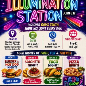 Cluster Springs Baptist Church VBS