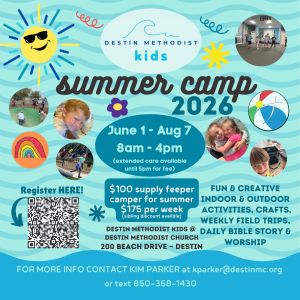Destin Methodist Kids Summer Camp