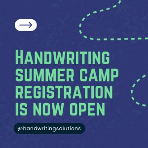 Handwriting Solutions Summer Camps