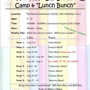 City of Destin Kids Half-Day Summer Camp