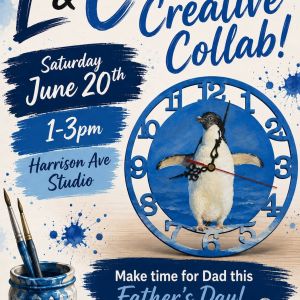 L&C Artistry Panama City Custom Clock Building with Dad