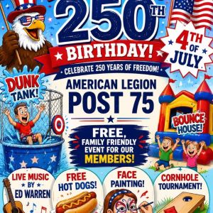 American Legion Crestview America's 250th Birthday Celebration