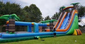 Playground Bounce House: Concession Rentals, Inflatables, and Tables