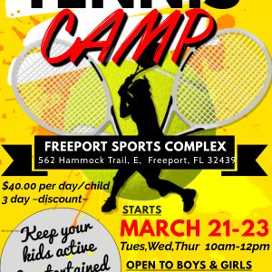 Freeport Tennis: Spring Break Camp