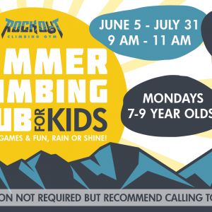 Rock Out: Summer Climbing Club