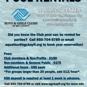 Boys and Girls Club of Bay County: Pool Rental