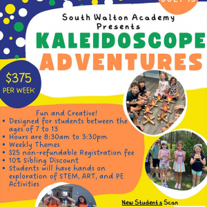 South Walton Academy: Kaleidoscope Adventures Summer Program