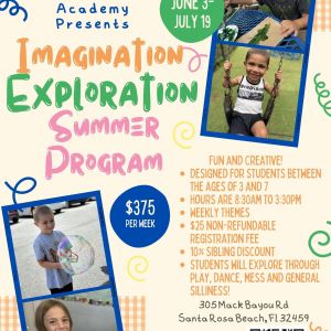 South Walton Academy: Imagination Exploration Summer Program