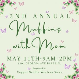 Copper Saddle Western Wear Muffins with Mom