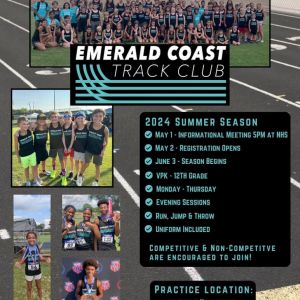 Emerald Coast Track Club Summer Season