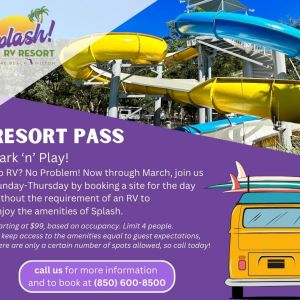 Splash RV Park (Milton) Resort Pass